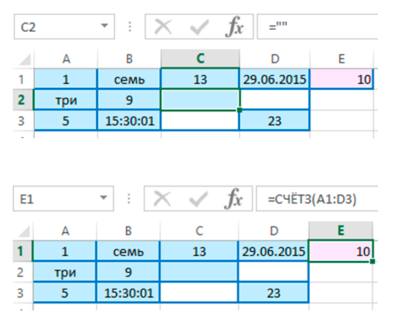 Счетз excel что это. Счётз excel. Формула счётз в excel. Функция счет в экселе. Функция СЧЕТЗ.